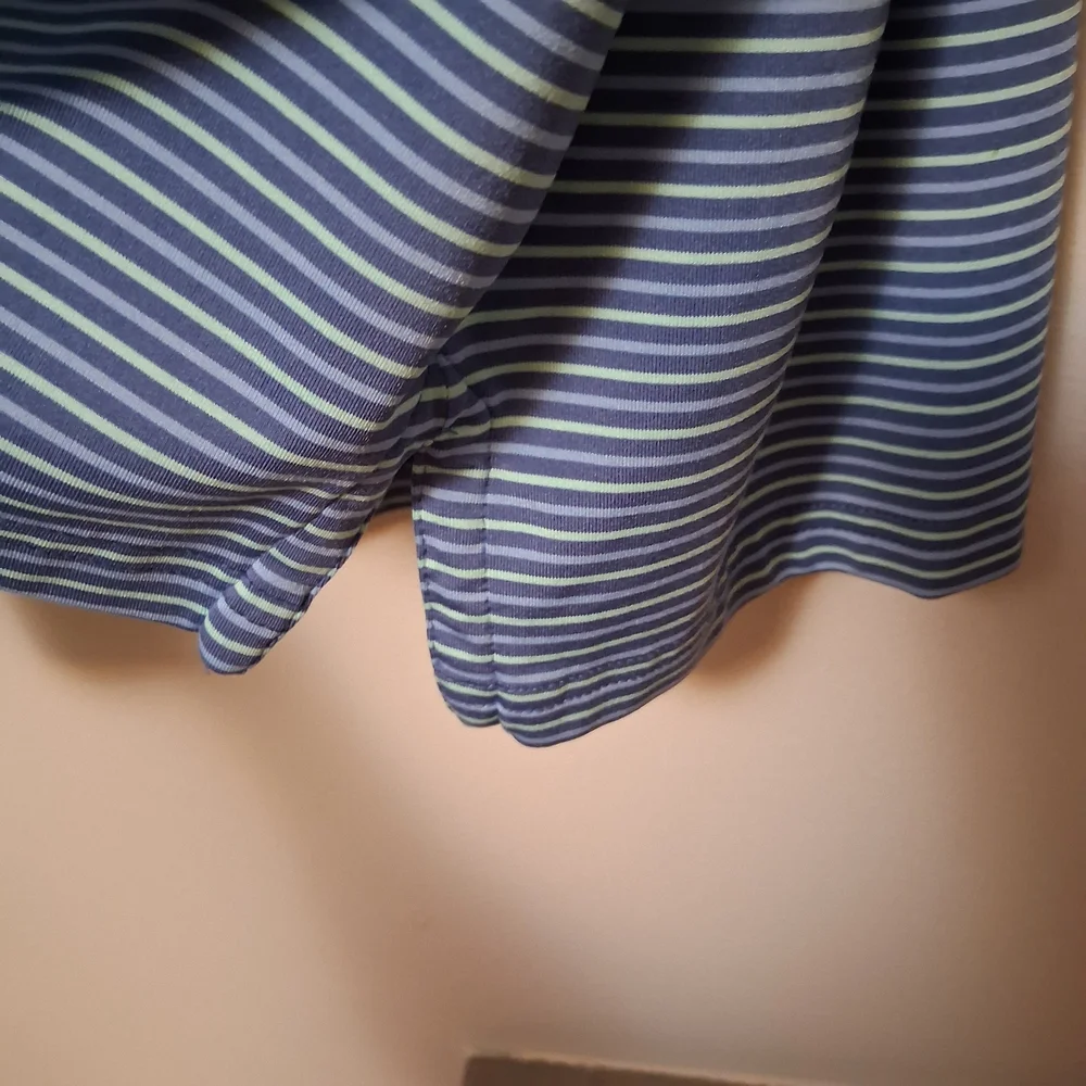 Southern Tide Men's Blue Striped Polo Shirt Size XL Golf - Picture 4 of 12
